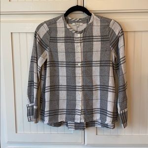 Madewell Button-up With Pleated Back